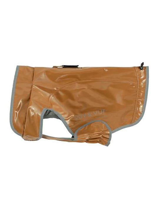 VOV & VUF Dog Raincoat Light Brown Unisex