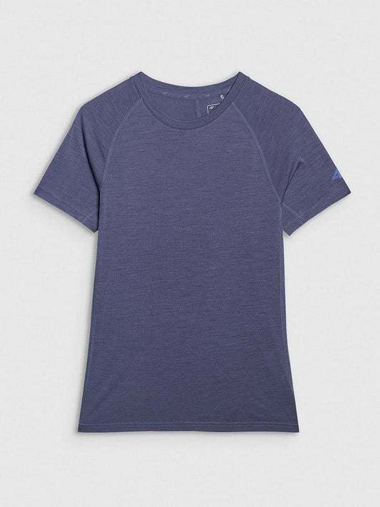 4F Training Shirt Blue Grey Women