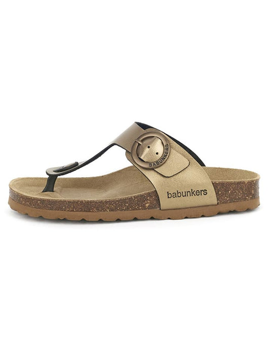 BABUNKERS Family Flip Flops Brown Unisex