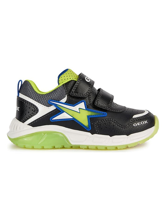 Geox Sneaker "Spaziale" Black / Green Kids