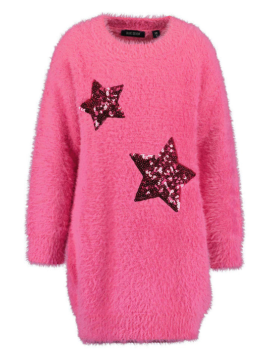 Blue Seven Knitted Dress Pink Kids