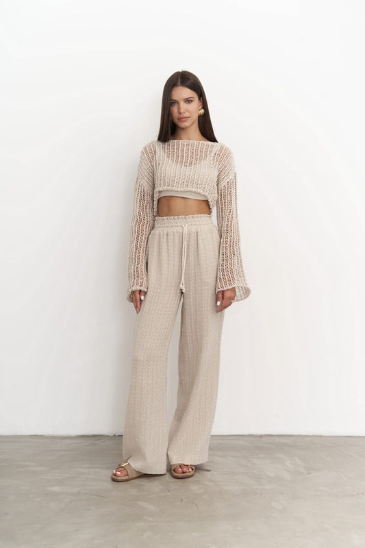 BOHEMAİ Beige Colored Bahamas Trousers Women