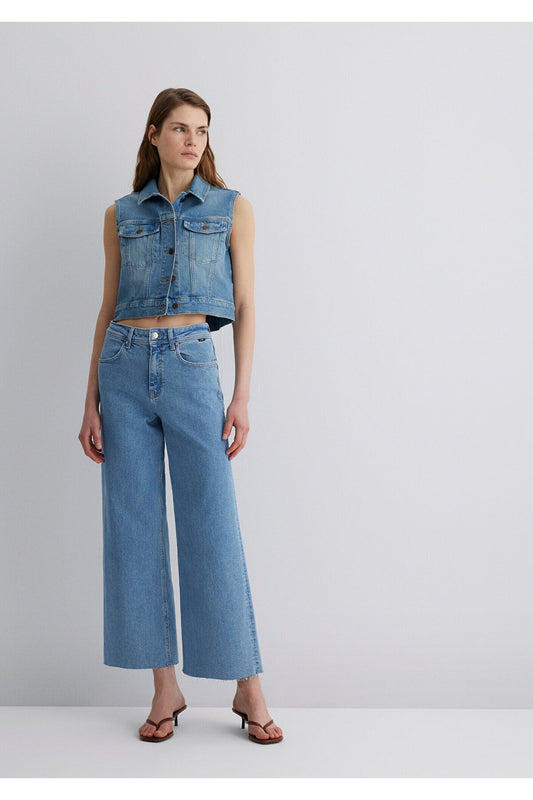 Mavi Paloma Everyday Open Jean Trousers Blue Women