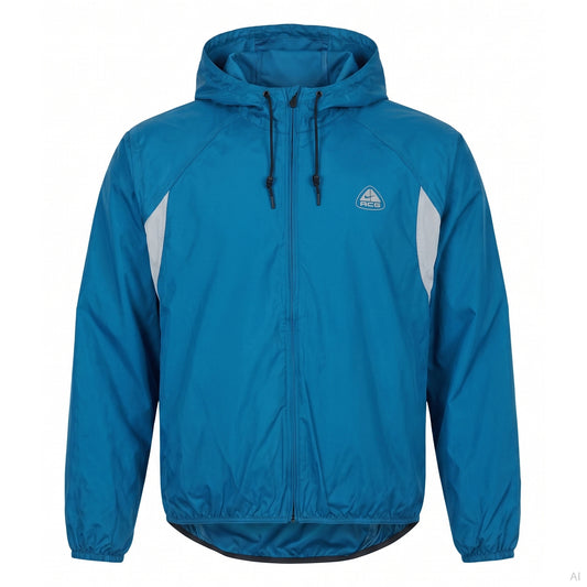 Nike ACG Hooded Windbreaker Jacket Blue, Men