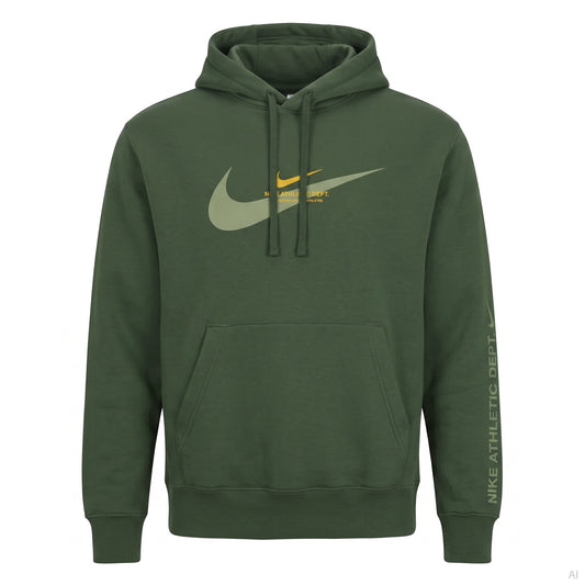 Nike Athletic Dept. Fleece Hoodie Forest Green, Men