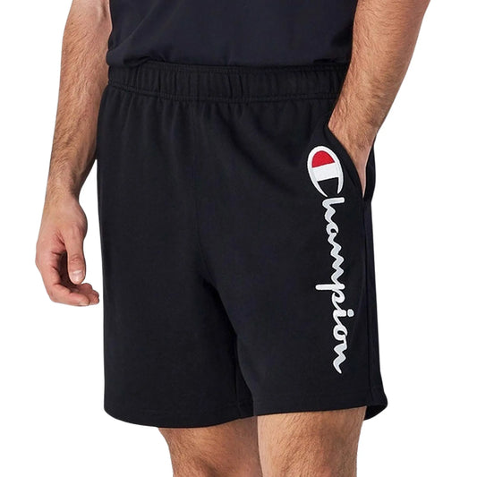 Champion Big Logo French Terry Short Black (220304-KK001) Men