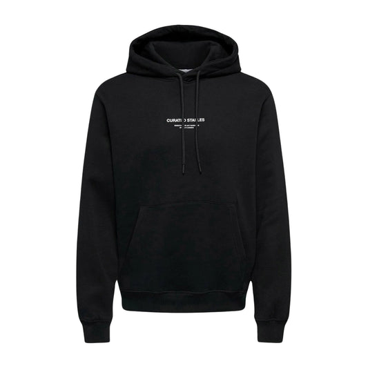 Only & Sons Curated Hoodie (22030921-BLACK) Men
