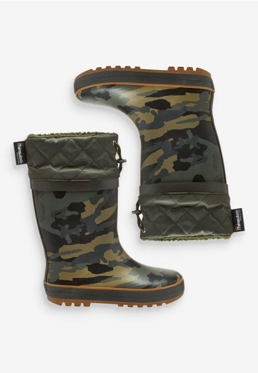 Next Cuff Wellies (Older Boys) Green (NX314J00J-M11) Kids