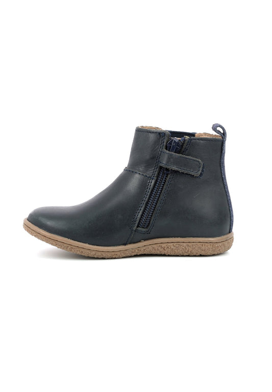 Kickers Boots Cuir Vetudi Dark Blue (KI111N0AP-K11) Kids