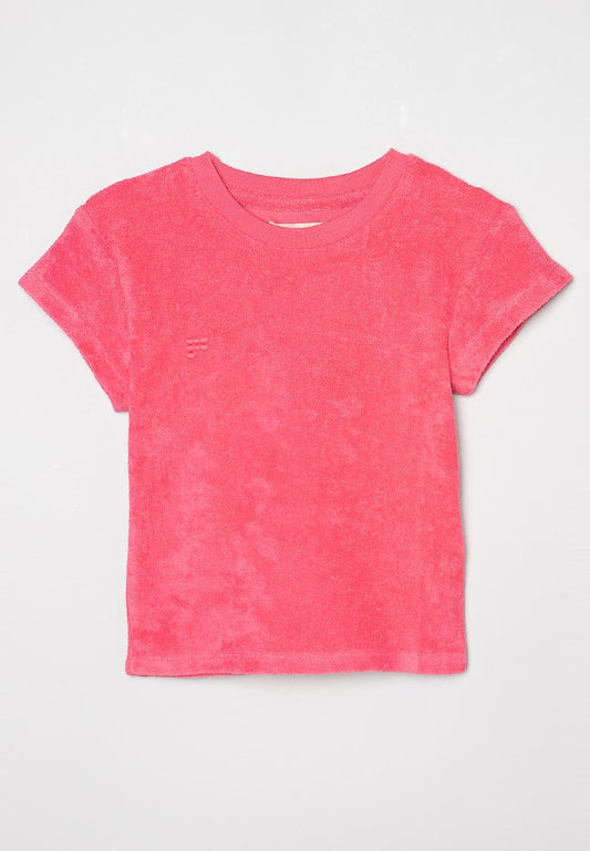Pangaia Organic Cotton Towelling T-Shirt pink (ZZO2LNW99-J00) Kids