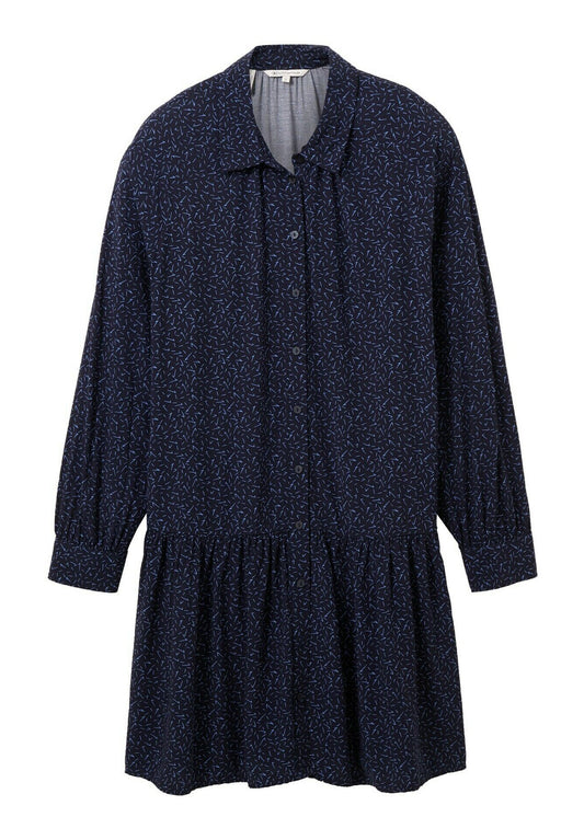 TOM TAILOR DENIM Kleider  Mini Hemdkleid mit LENZING(TM) ECOVERO(TM) (TO721C0I8-K11) Women