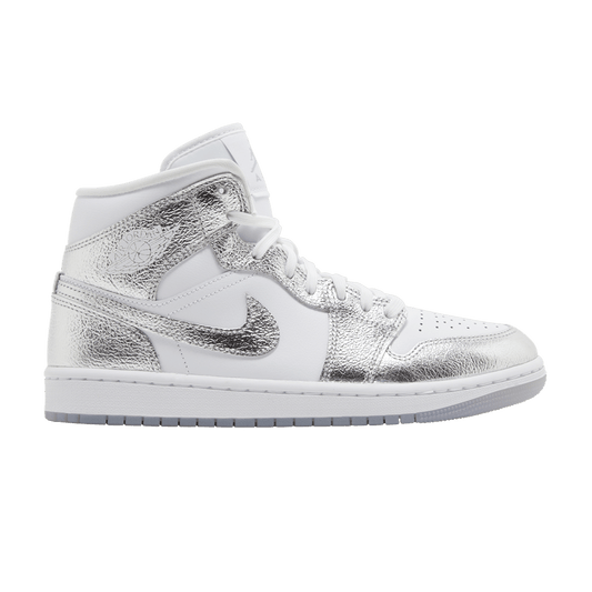 Jordan 1 Mid SE Metallic Silver (FN5031-100) Women