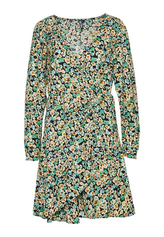 Pieces PCGIULIANA LS FAKE WRAP DRESS AR KAC (ZZO1D5407-G00) Women