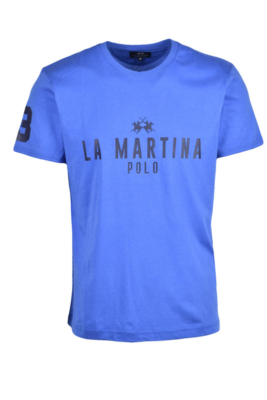LA MARTINA* t-shirt cornflower blue (264618-1043) Men