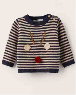Zippy Sweater Knit Xmas Dark Blue (31056107006) Kids