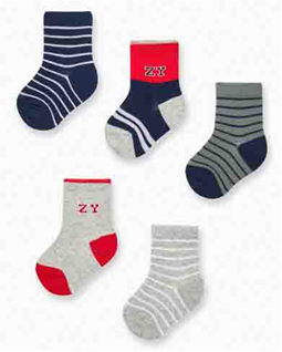 Zippy P5 Crew Socks Mixed (31057549035) Kids