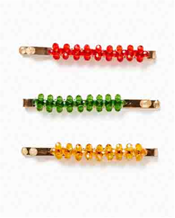 Zippy Set 3 Hair Clips Gold (31058502018) Kids