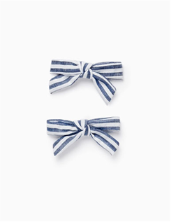 Zippy Hair Clips Stripes White (31064164041) Kids