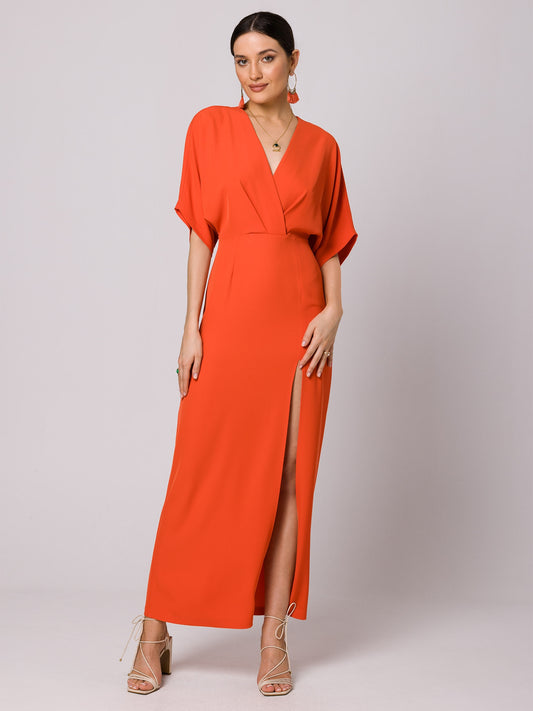 Makover Women dresses (Dress K163 Coral)
