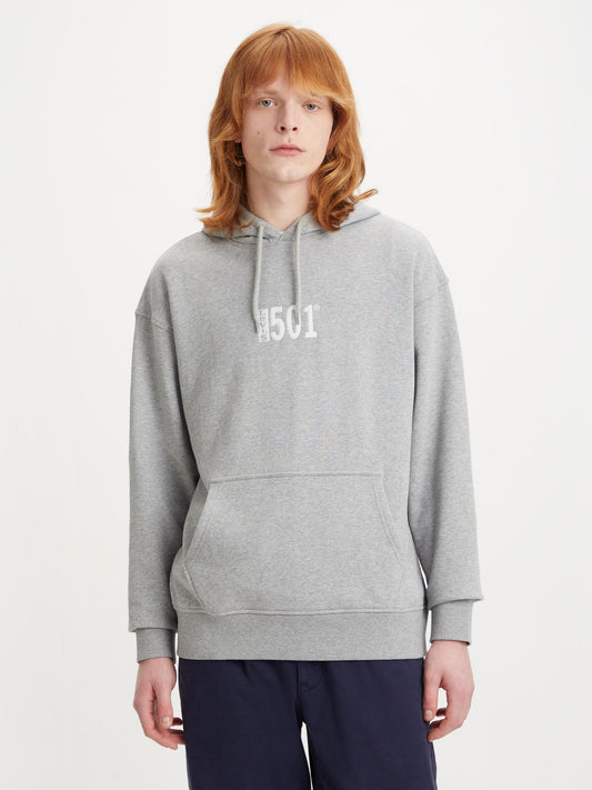 Levi's 501 Light Grey Brindle Hoodie (38479-0117-3417643) Men
