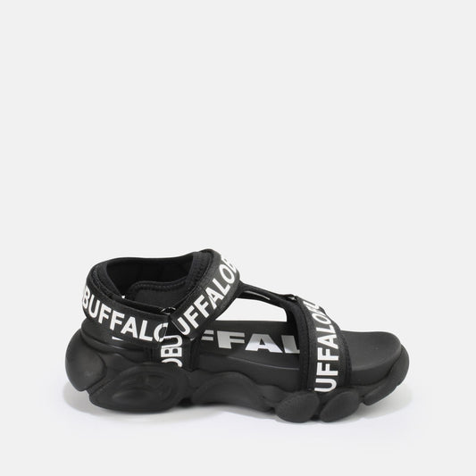 Buffalo Women everyday and sports sandals (1602068_Black)