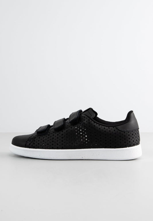 Victoria Shoes TENIS TIRAS PIEL PERFORADO Black (ZZO2ED010-Q00) Women