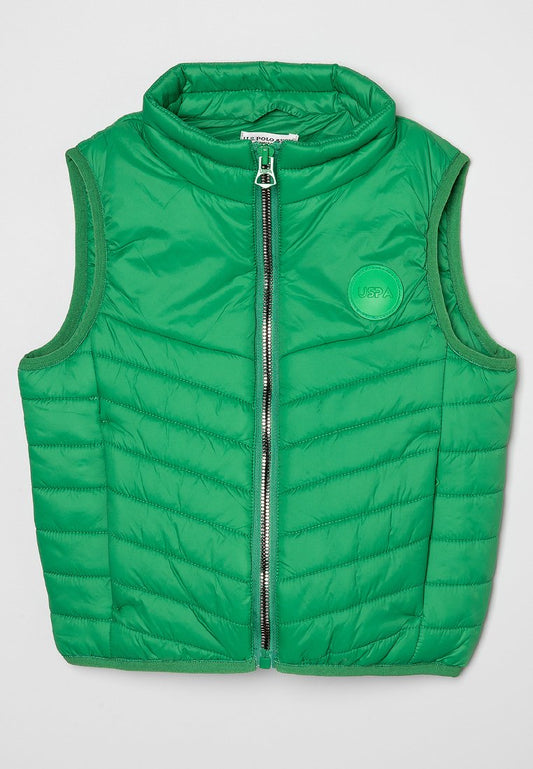 U.S. Polo Assn. VEST 46019 A303 green (ZZO2DYH15-M00) Kids