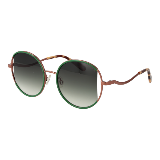 Comma Round Sunglasses Green (25009437) Women