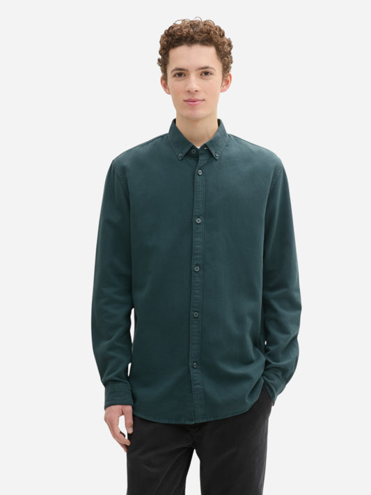 Tom Tailor Men shirts (1042549_dark green)