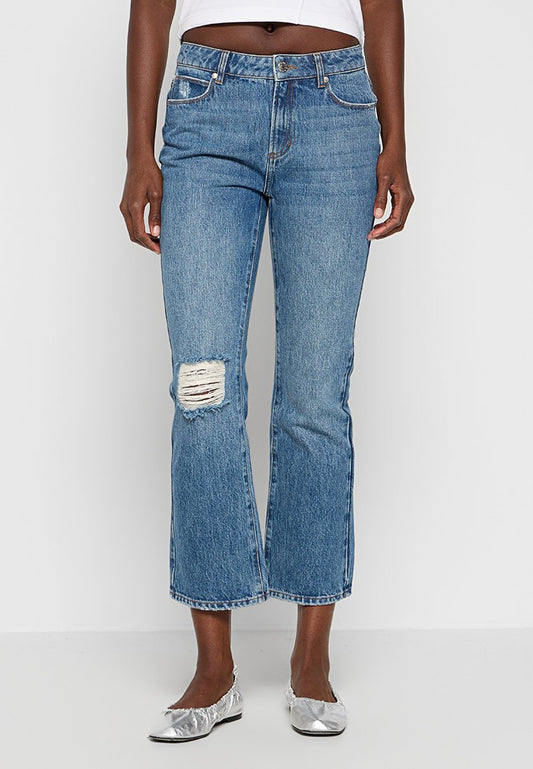 Tomorrow TRW Malcolm Kick Flare Jeans wash Dark Rodeo Blue (ZZO316E28-K00) Women