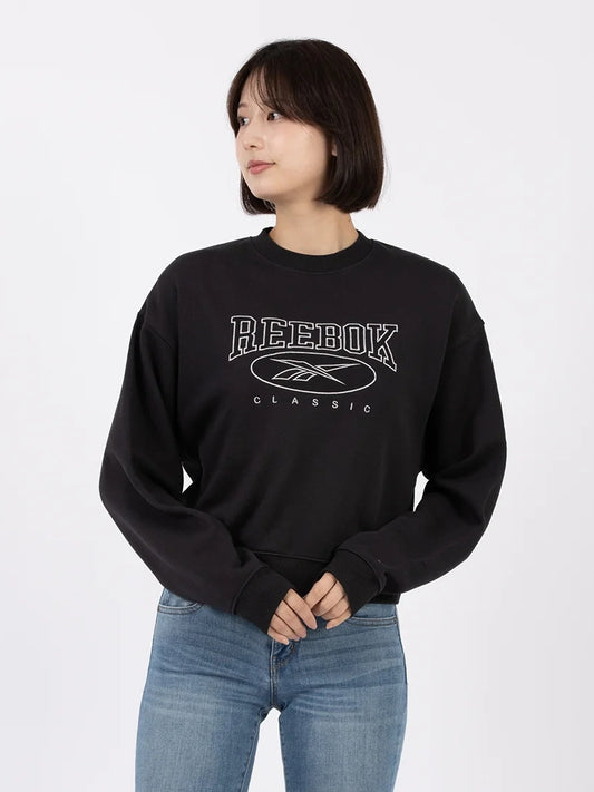 Reebok hoodless sweatshirts Black (100205213) Women