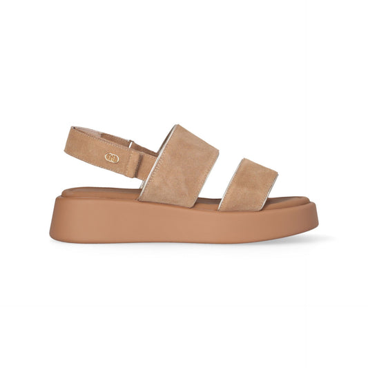 AMBER 01 - SANDAL COW SUEDE NUT Women