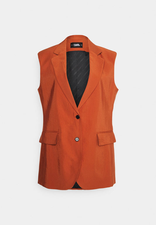KARL LAGERFELD tailored gilet Copper (K4821G02Y-G11) Women