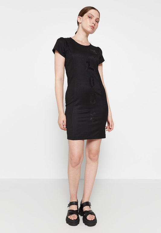 Love Moschino VESTITO M/CORTA ST. LOVE GOTICO (ZZO201ZFU-Q00) Women