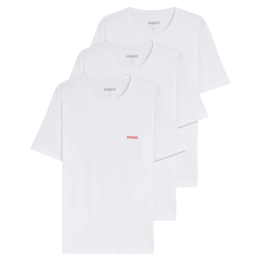 Hugo Crew Neck Shirt (3-pack) White (50493972-100) Men