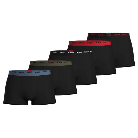 Hugo Trunk Boxershorts (5-pack) Black  (50532619-963) Men