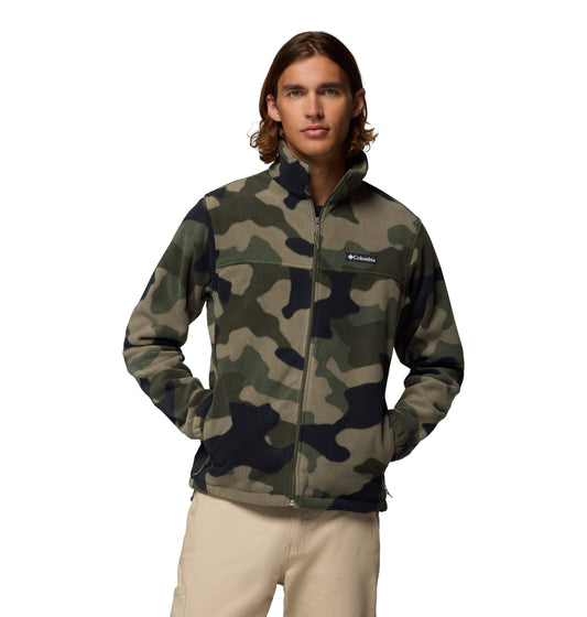 Columbia Steens Mtn Print Jac Stone Green Mod Camo (1478231396) Men