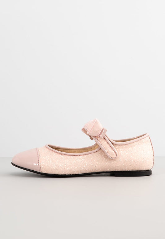 GLITTER MARY JANE WITH BOW EMBELLISHED Girls
