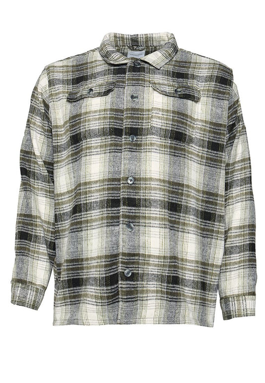 Flannel overshirt L/S Men