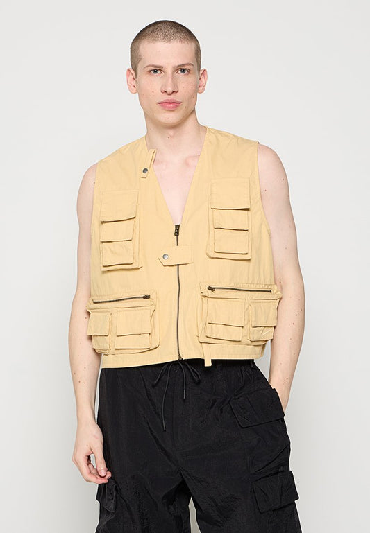 Nike Sportswear M NL UTILITY VEST Light yellow (ZZO2UYC85-T00) Men