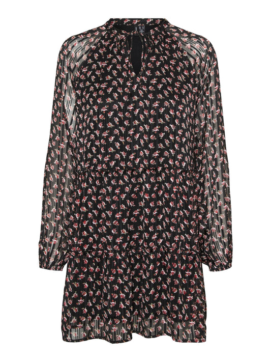 Vero Moda VMSOFIA L/S V-NECK SHORT DRESS WVN POP7 (11536842) Women