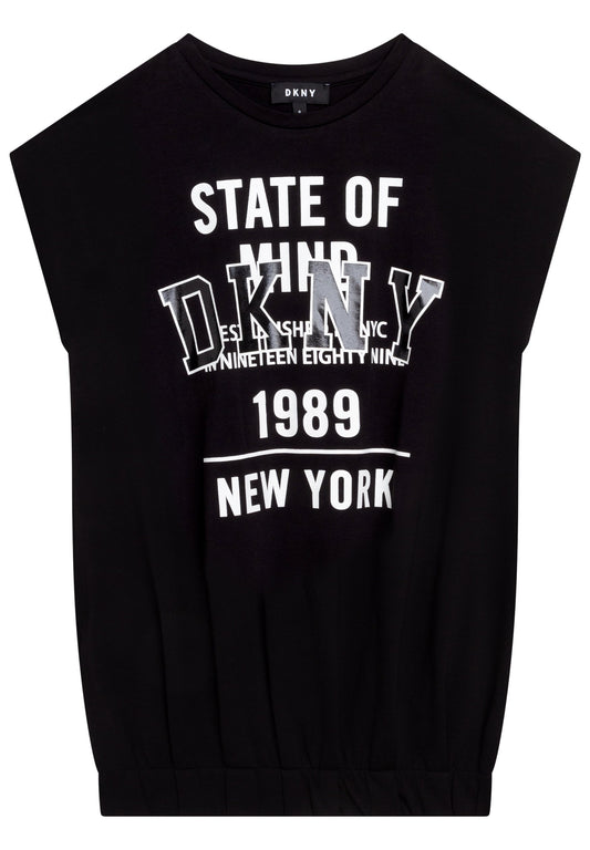 Dkny SHORT SLEEVED DRESS black (DK123F021-Q11) Kids
