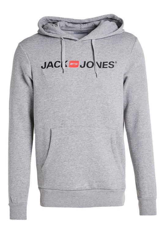 Jack & Jones JWHCORP OLD LOGO SWEAT HOOD Light Grey (ZZO14M403-C00) Men