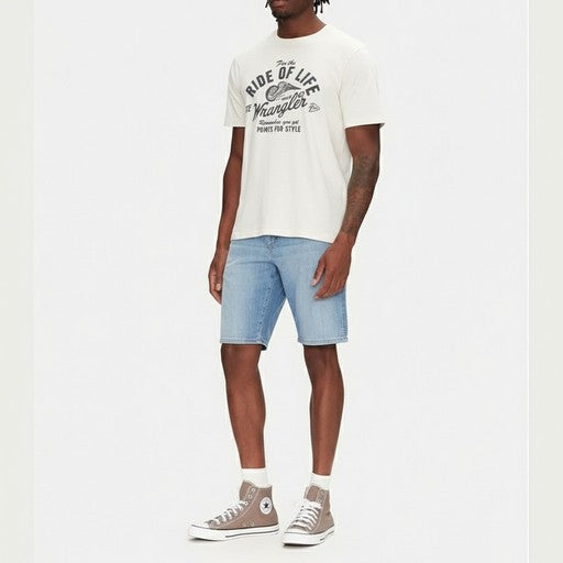 Wrangler Ride of Life Graphic Tee Vintage White, Men