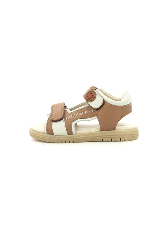 Kickers Sandales Cuir Kickgalacxo camel (KI114G05Q-B11) Kids