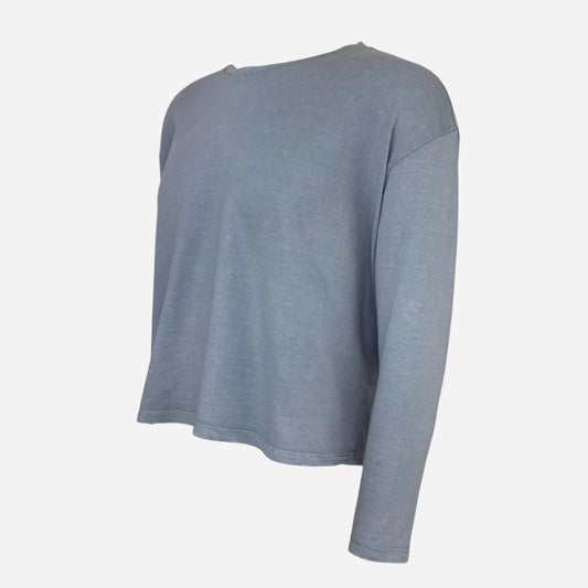 Sinsay Women long-sleeved T-shirts (2108F-55X Blue)