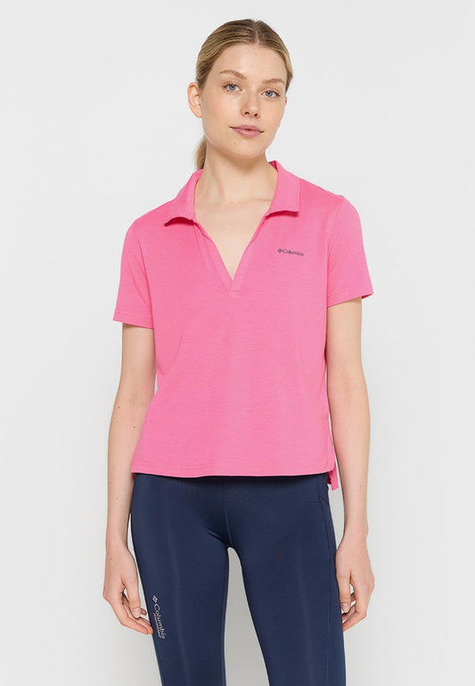 Columbia W Sun Trek™ Polo Pink (ZZO2F0G91-J00) Women