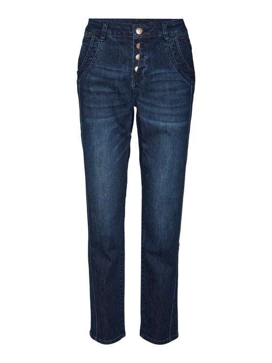 Vero Moda VMMINE MR STRAIGHT TAPE DNM JEANS GU3207 (12274783) Women