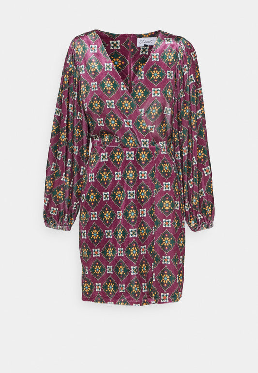 Closet London Puff Sleeve Dress JD8621 Women