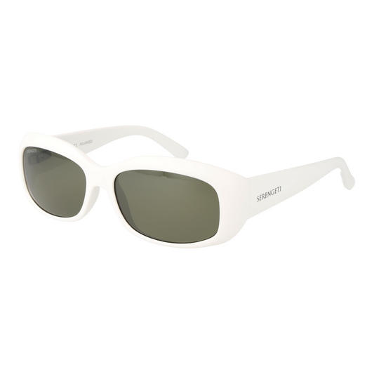 Serengeti Rectangle Sunglasses White (20231258) Women